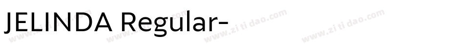 JELINDA Regular字体转换